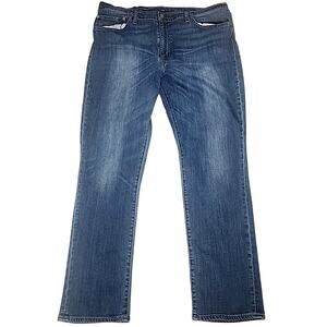 Levi's 511 Men's Blue Denim Jeans Slim Fit Stretch 38x30 Dark Wash Cotton Blend